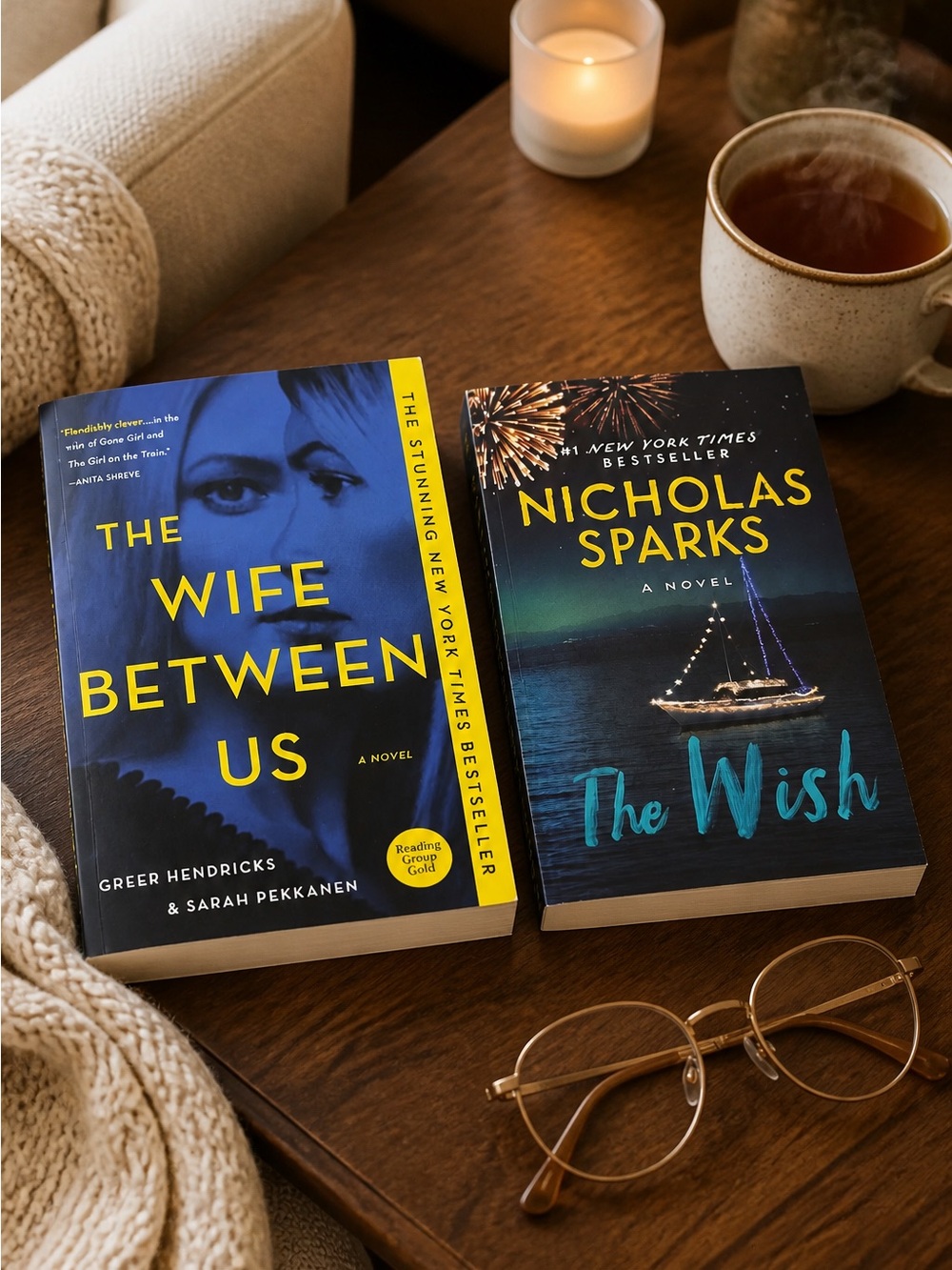 EUC 2 Paperback Books The Wife Between Us & The Wish